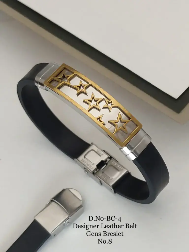 Designer Leather Belt Bracelet A10