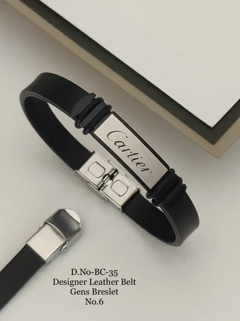 Designer Leather Belt Bracelet A10