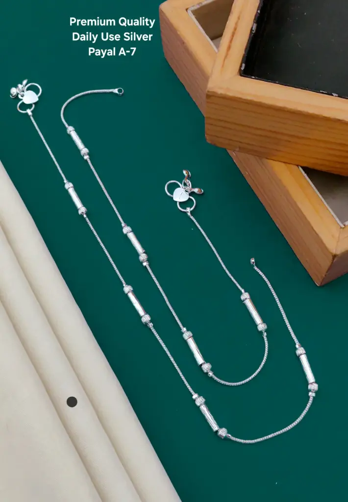 Daily Use Silver Payal K9
