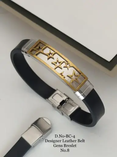 Designer Leather Belt Bracelet A10
