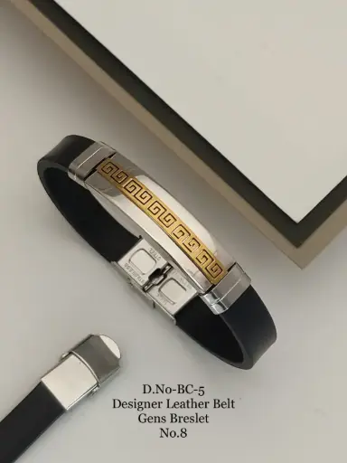 Designer Leather Belt Bracelet A10