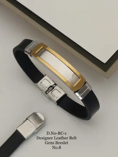 Designer Leather Belt Bracelet A10