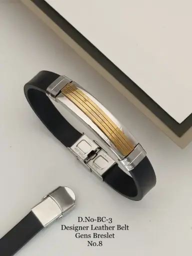 Designer Leather Belt Bracelet A10
