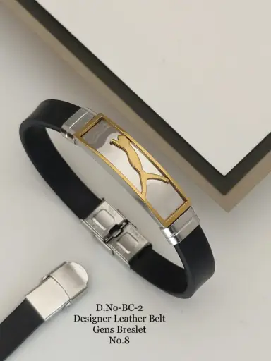 Designer Leather Belt Bracelet A10