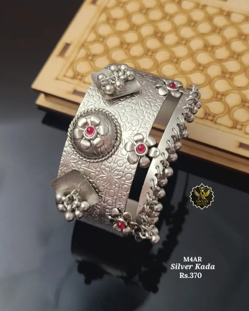 Silver(Oxidize) Kada M4