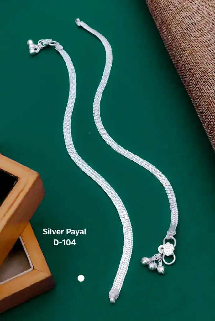 Daily Use Silver Payal K9