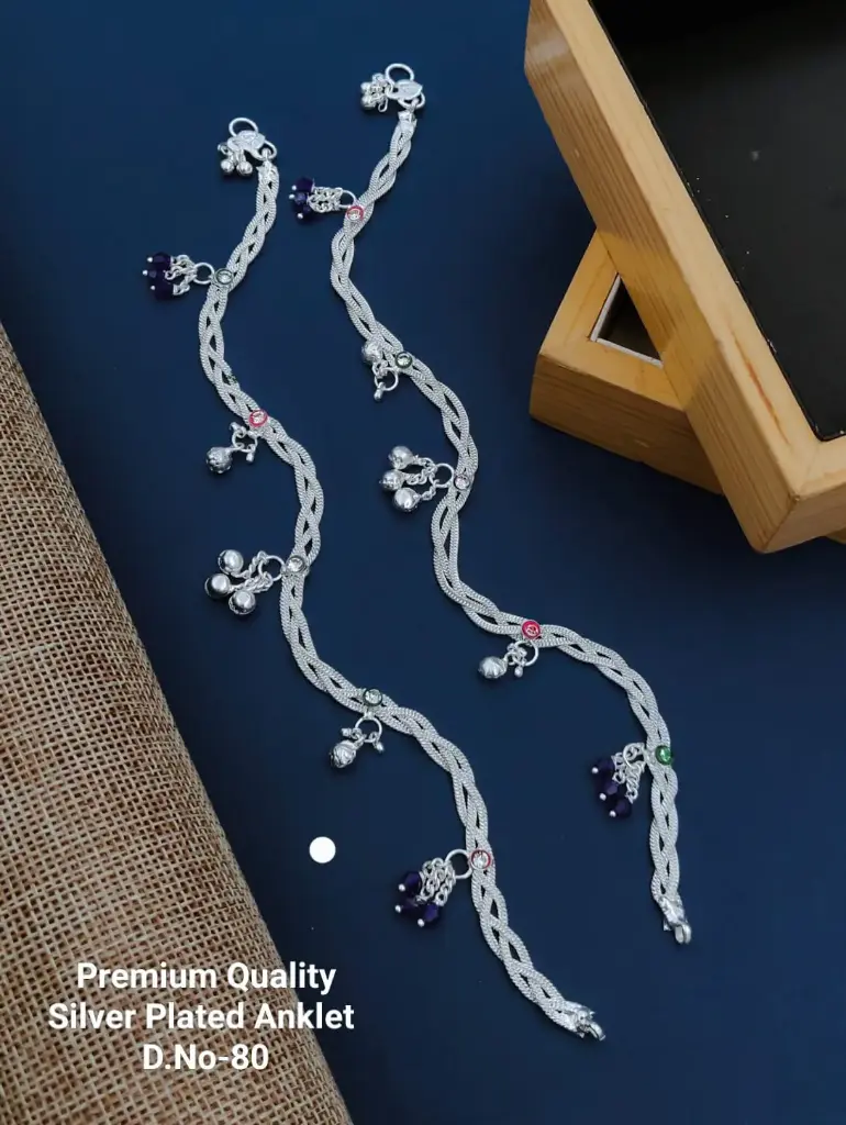 Daily Use Silver Payal K9