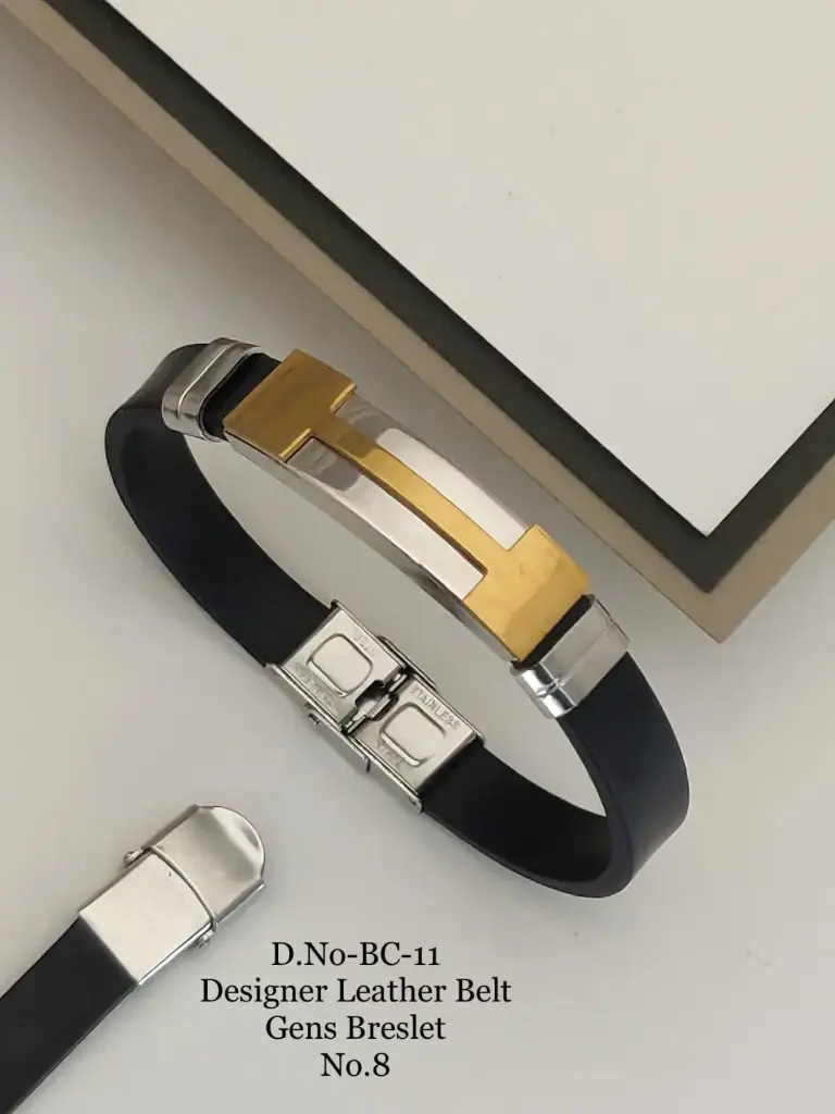 Designer Leather Belt Bracelet A10