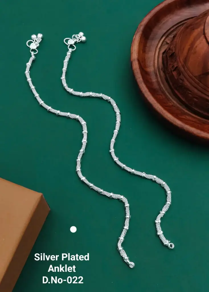 Daily Use Silver Payal K9