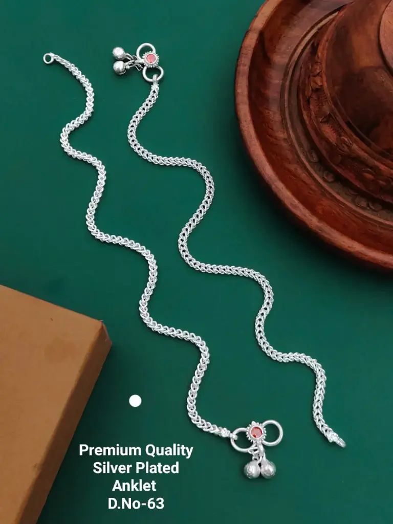 Daily Use Silver Payal K9