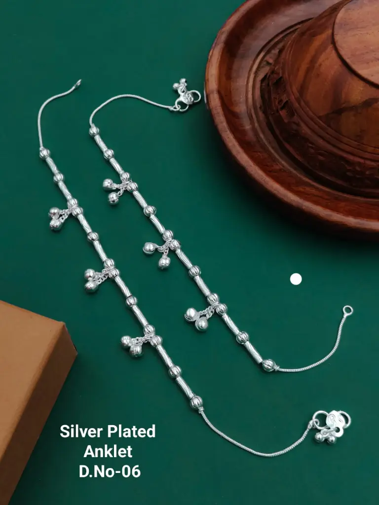 Daily Use Silver Payal K9