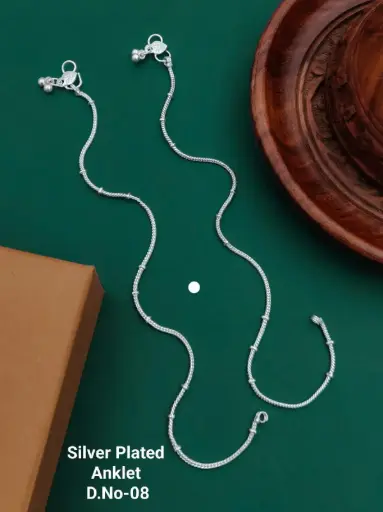 Daily Use Silver Payal K9