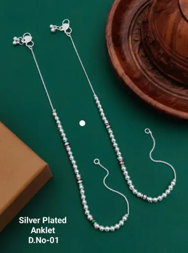 Daily Use Silver Payal K9