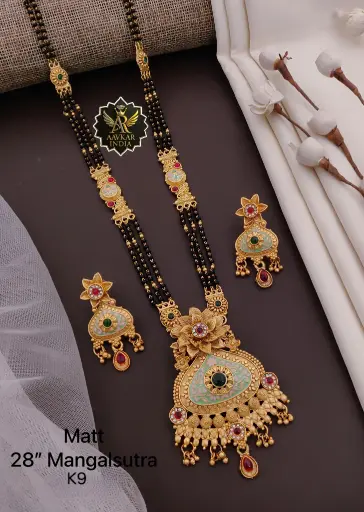 High Gold Antique Mangalsutra K9