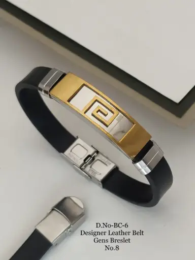 Designer Leather Belt Bracelet A10