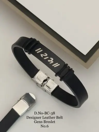 Designer Leather Belt Bracelet A10