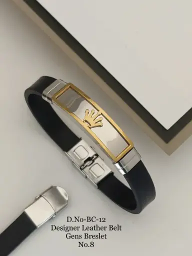 Designer Leather Belt Bracelet A10