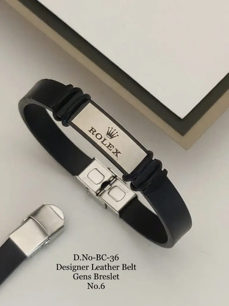 Designer Leather Belt Bracelet A10