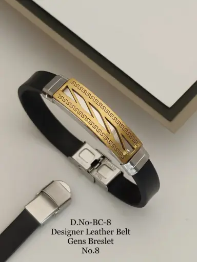 Designer Leather Belt Bracelet A10