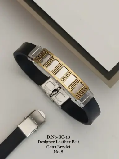 Designer Leather Belt Bracelet A10