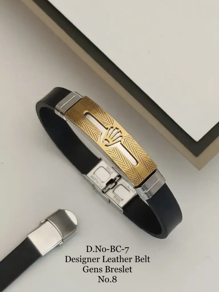 Designer Leather Belt Bracelet A10